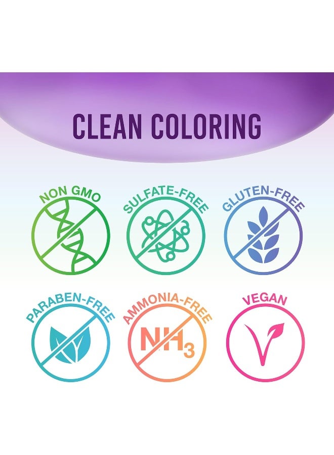 Punky Jerome Punky Purple Semi Permanent Conditioning Hair Color, Vegan, Ppd And Paraben Free, Lasts Up To 25 Washes, 103Ml - Image 4