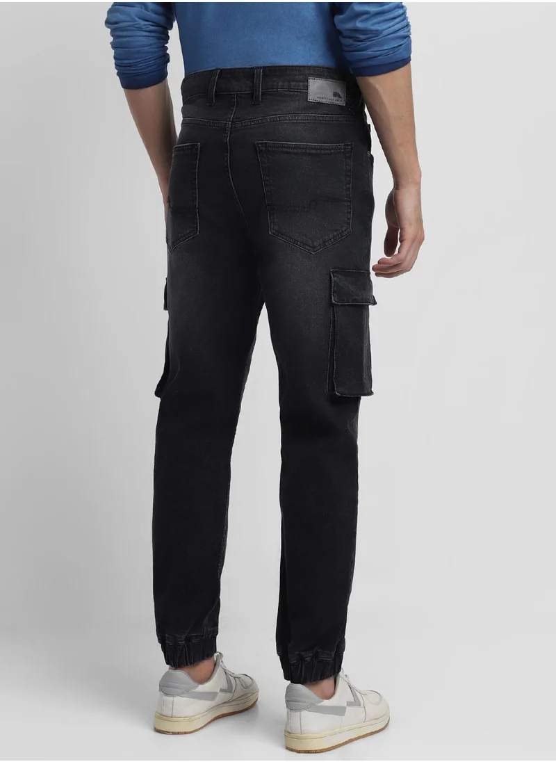 Dennis Lingo Black Joggers For Men