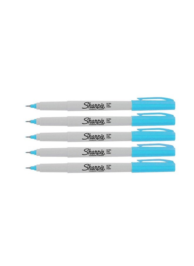 Permanent Markers Ultra Fine Point 5 Count (Light Blue) - pzsku/Z794CCF1CEDF2B1E0826DZ/45/_/1706152679/3055f3d8-d17c-4f17-ae78-8b2fdf9bb031