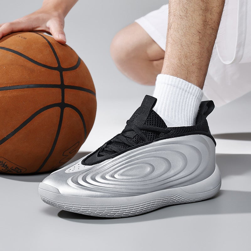 Cushioned Professional Basketball Shoes 2026 Summer Unisex Cyber Purple Low-Top Comfortable Wear-Resistant Training Sneakers - Image 4