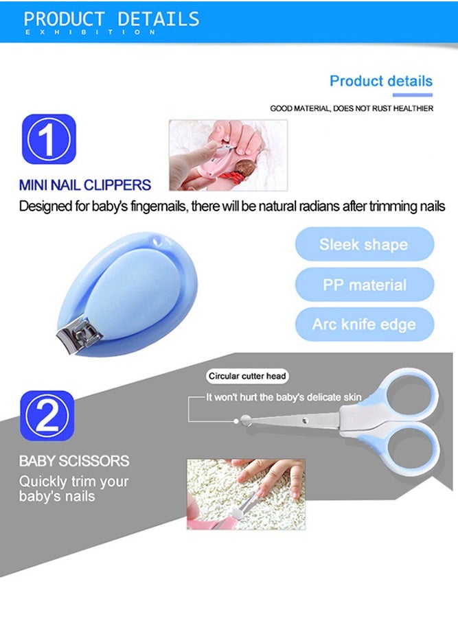 8-Piece Portable Baby Care Grooming and Healthcare Kit with Premium-Quality Materials, Multifunction Nursery Care Kit, Suitable for Outgoing and Traveling, Blue - pzsku/Z794CD4E38FD4198E4726Z/45/_/1709722781/01dd1544-6696-444a-a15e-912b2b0aa3cd