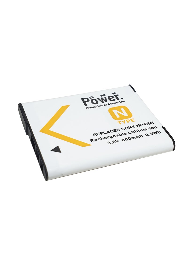 DMK Power NP-BN1 800mAh Battery with Battery Protection Box Compatible with Sony DSC-QX10, DSC-QX30, DSC-QX100, DSC-TX100V, DSC-TX200V, DSC-W800, DSC-W810, DSC-W830, DSC-WX150, DSC-WX220 ect, - Image 3