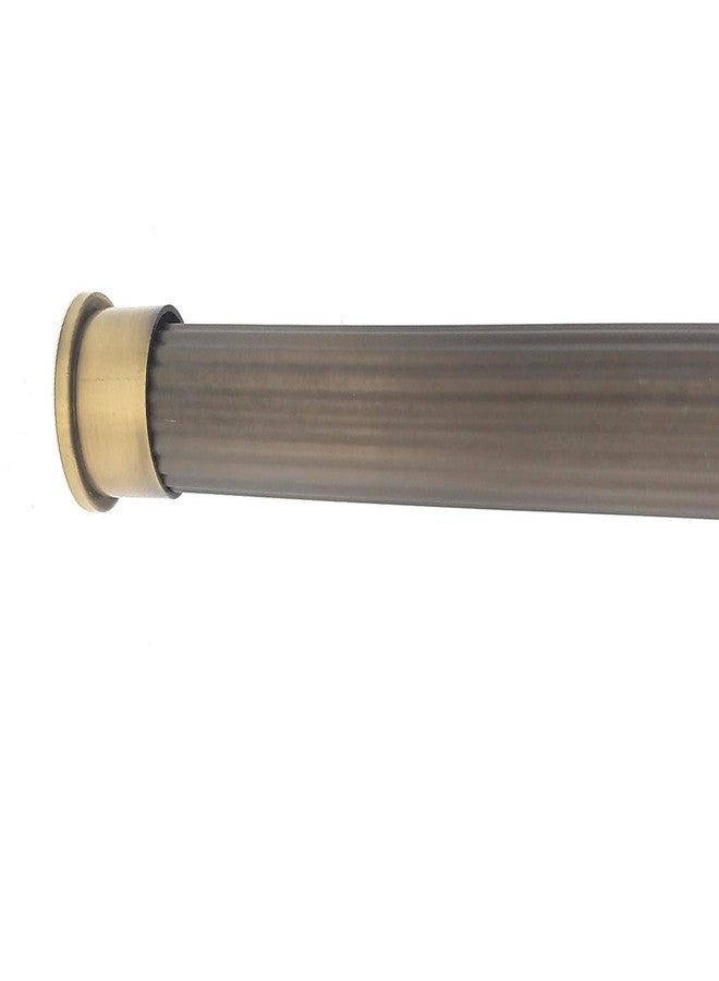 FAPBADRI Wall to Wall Bracket (Conceal Support) for Any 1 inch Curtain Rod/Pipe, Wallplugs & Screws Included, Material - Stainless Steel, Color - Antique Gold, Pack of 4 - Image 4