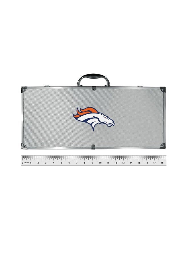 Siskiyou Sports Spors Denver Broncos 8 pc Tailgater BBQ Set, Gray, 8 Piece - Image 4
