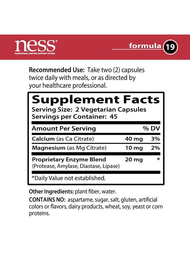 Ness Enzymes - Neuro Support #19 90 caps [Health and Beauty] - Image 2
