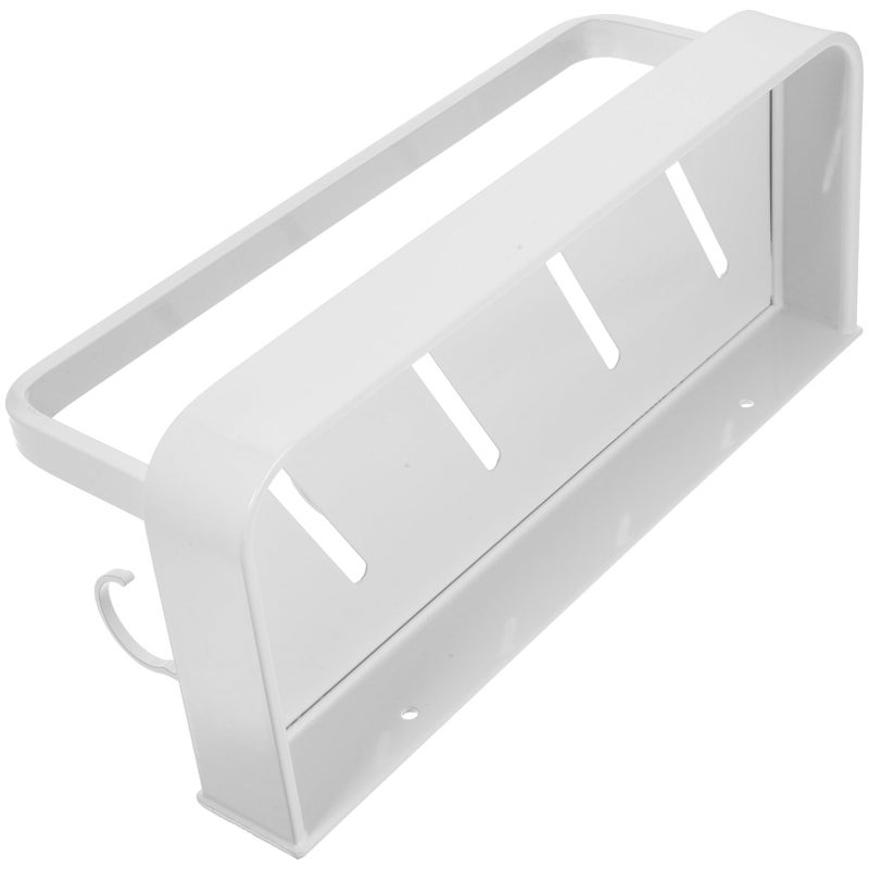 Aluminum Wall Mounted Towel Rack Shelf Non Punching For Bathroom Kitchen Storage - Image 2