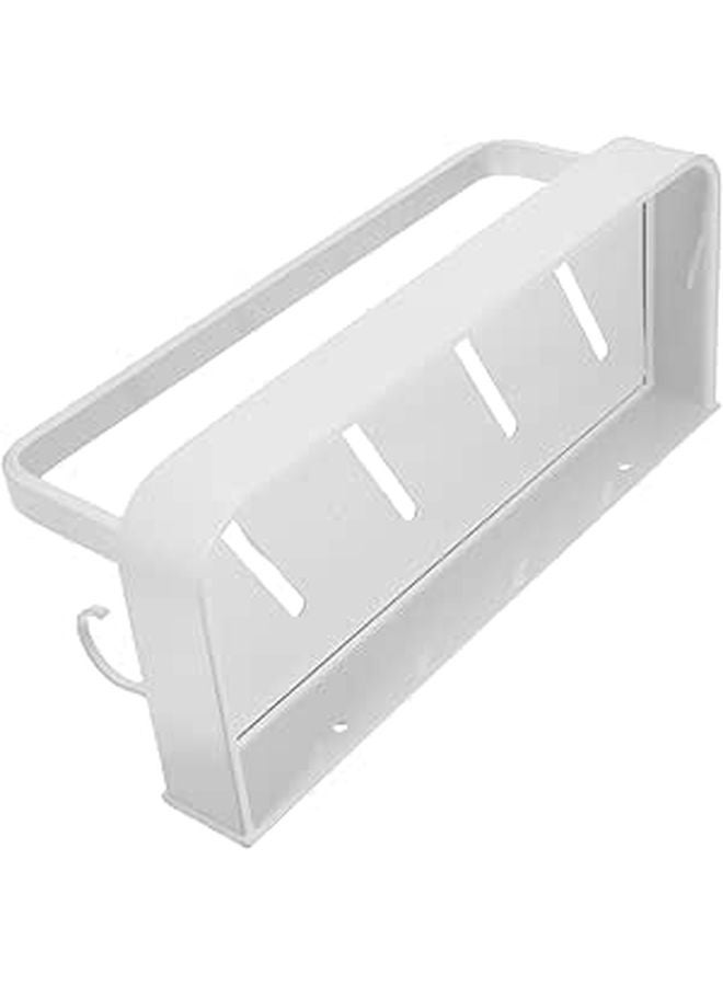 Aluminum Wall Mounted Towel Rack Shelf Non Punching For Bathroom Kitchen Storage - Image 1