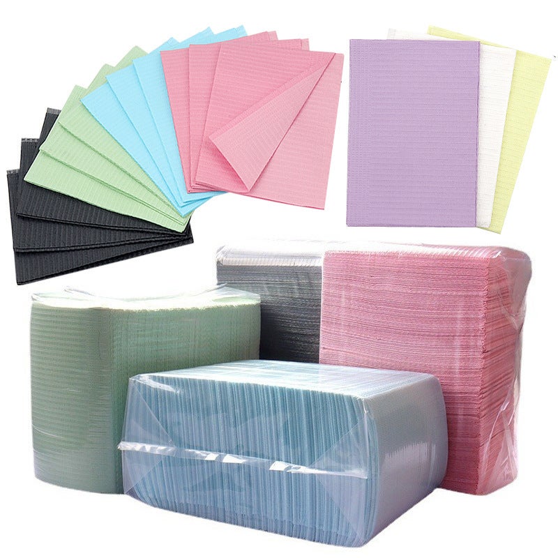 Disposable Embroidery Tattoo Cleaning Pad Composite Film Tattoo Tablecloth 125 Pieces/Pack Waterproof Dental Pad - Image 2