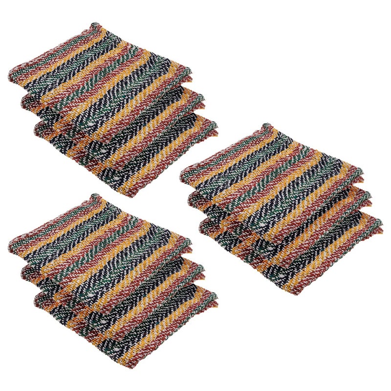 Kuber Industries Floor Cleaning Pocha Multi Lining Duster Cloth Cotton Reusable Sweeping Cloth for Home Kitchen 22x22 Inch Pack of 3 Multicolor - Image 1