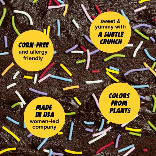 Supernatural Rainbow Crunchies Natural Sprinkles by Supernatural, Made in USA, No Artificial Dyes, Soy Free, Gluten Free, Vegan, 3oz - Image 2