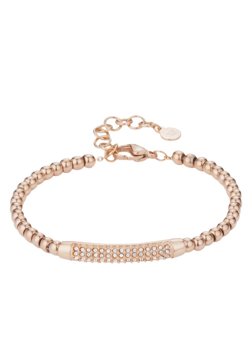 زنك سوار نسائي من زينك من الفولاذ المقاوم للصدأ باللون الوردي الذهبي | ZFBR003RG - Image 1