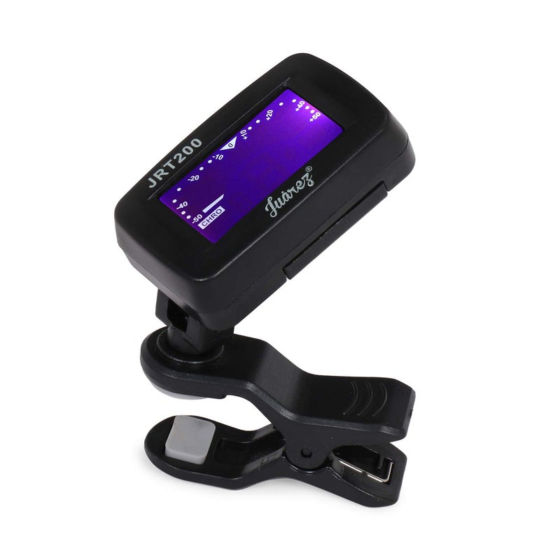Juarez JRT200 Digital LCD Guitar Bass Violin Ukulele Clip On Tuner - Image 1