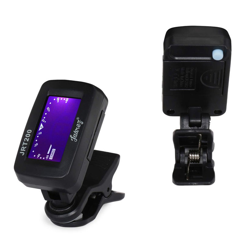 Juarez JRT200 Digital LCD Guitar Bass Violin Ukulele Clip On Tuner - Image 5
