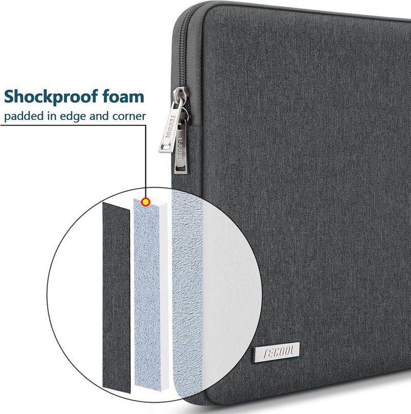 تيكول حقيبة كمبيوتر محمول لأجهزة Surface Pro 11/10/9/8/7/6/5/4 مقاس 12.3-13 بوصة، MacBook Air 13 13.6 M5 M4 M3 M2 M1 / Neo 13 بوصة 2026-2022، MacBook Pro 13 M2 M1 2022-2016، غطاء واقٍ مقاوم للماء - Image 4
