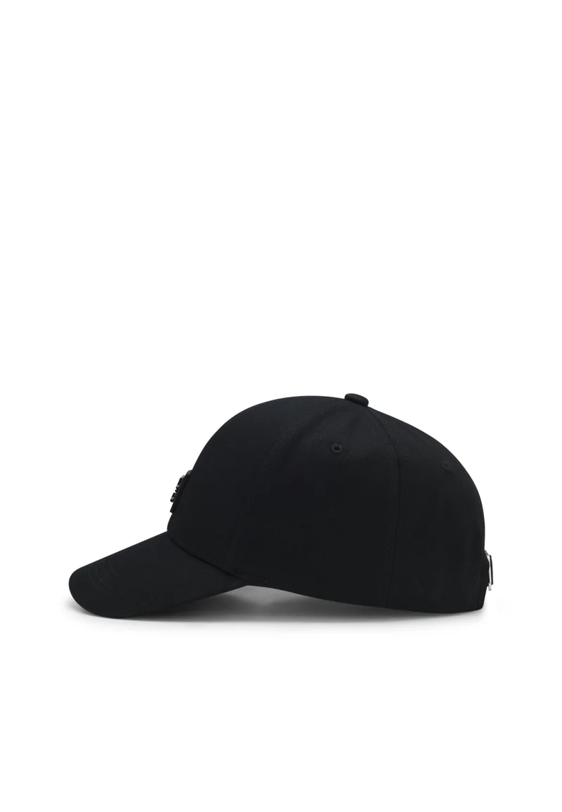 HUGO Cotton-twill cap with stacked logo