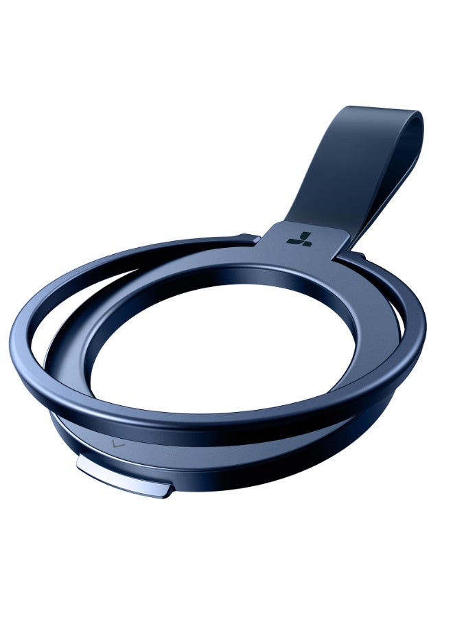 حامل هاتف مغناطيسي قابل للتعديل 2024، متوافق مع حلقات PopSockets MagSafe القابلة للإزالة، لجهاز iPhone 15، 14، 13، 12 11 Pro/Max/Plus/Mini، Samsung Galaxy، Google (أزرق) - Image 2