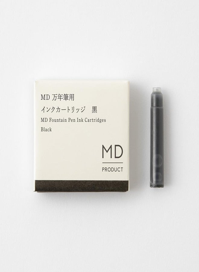 Midori 38080006 Fountain Pen, Cartridge for MD Fountain Pen, Black - Image 5