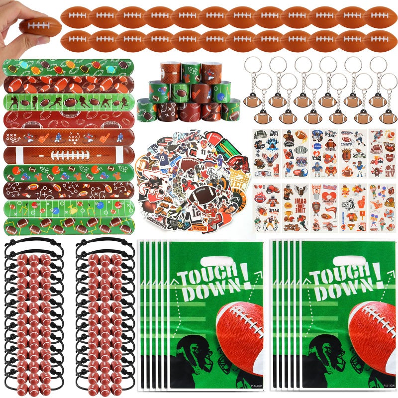 Kolewo4ever 294 Pieces Football Party Supplies Football Themed Birthday Gift Goodie Bags for Sports Party Supplies - Image 3