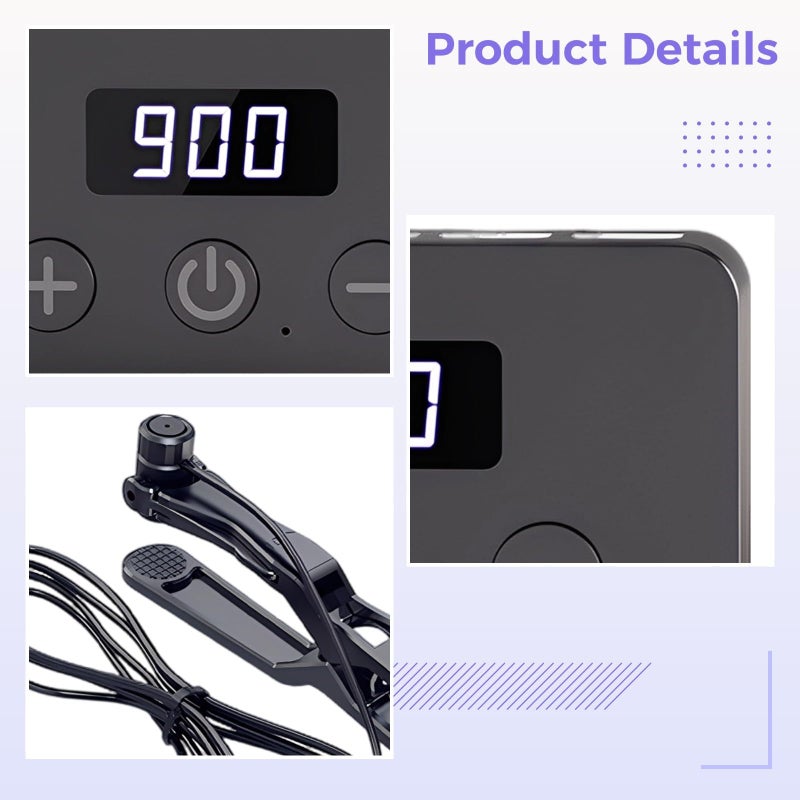 Physical Link Auto Clicker For Phone 5 Heads Adjustable Speed Mute Rechargeable Battery Up To 50 Clicks Per Sec - Image 3