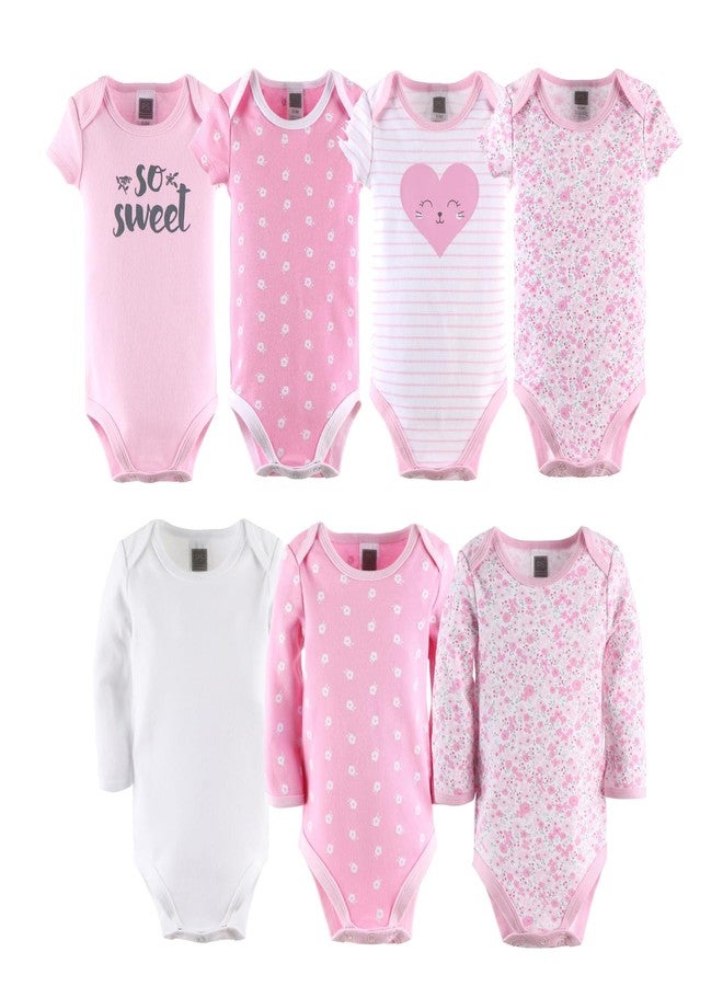 The Peanut Shell The Peanutshell Baby Layette Gift Set for Girls - 23 Piece New Born Girl Gift Set, Baby Clothes & Newborn Essentials Must Haves - Newborn Clothes 0-3 Months - Floral - Image 3