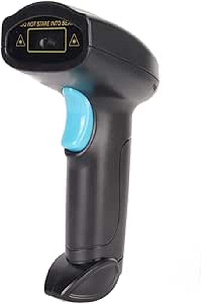 2D QR Code Scanner 2.4G Wireless Bluetooth Wired Auto and Manual Sensing Modes for Windows Android Linux OS X Smartphones Tablets PDAs Black - Image 1