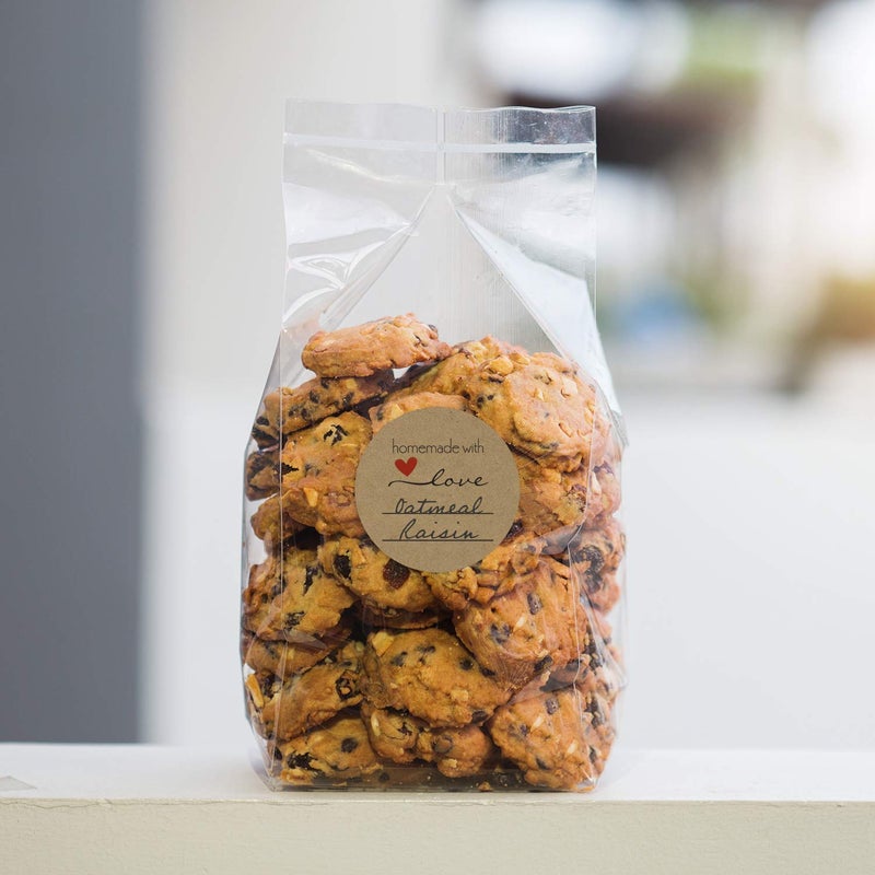 SBlabels 2" Homemade with Love Sticker with Writing Lines / 2" Round Homemade with Love Canning Label / 500 Jar Labels Roll/Made in The USA - Image 4