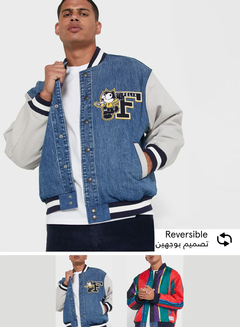Levi's Felix The Cat Letterman Jacket