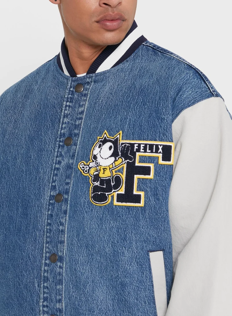 Levi's Felix The Cat Letterman Jacket