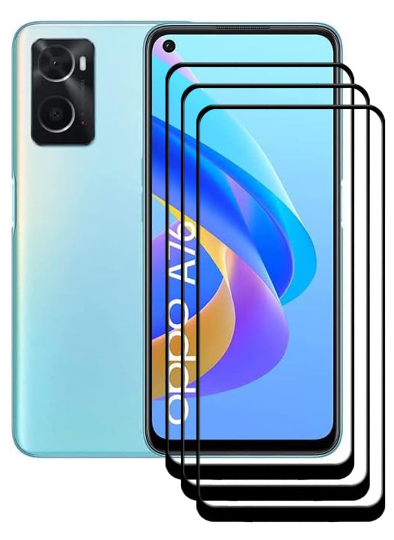 ACLIX 3 Pieces Antistatic ESD Dustproof Premium Quality High Definition Tempered Glass Screen Protector Designed For Oppo A76 - Image 1