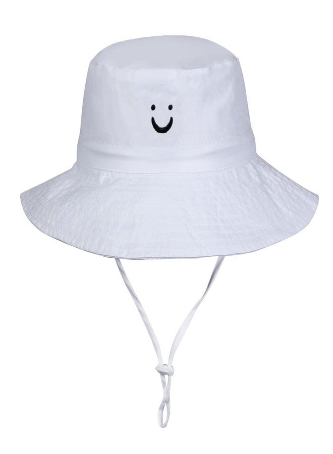 MaxNova Baby Sun Hat 0-6 Months,White - Image 1