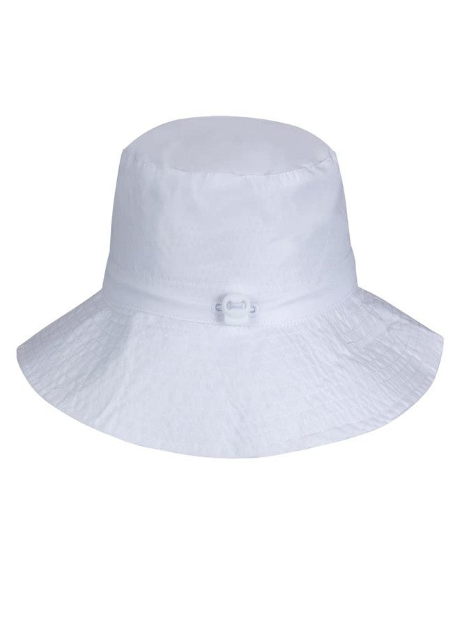 MaxNova Baby Sun Hat 0-6 Months,White - Image 2