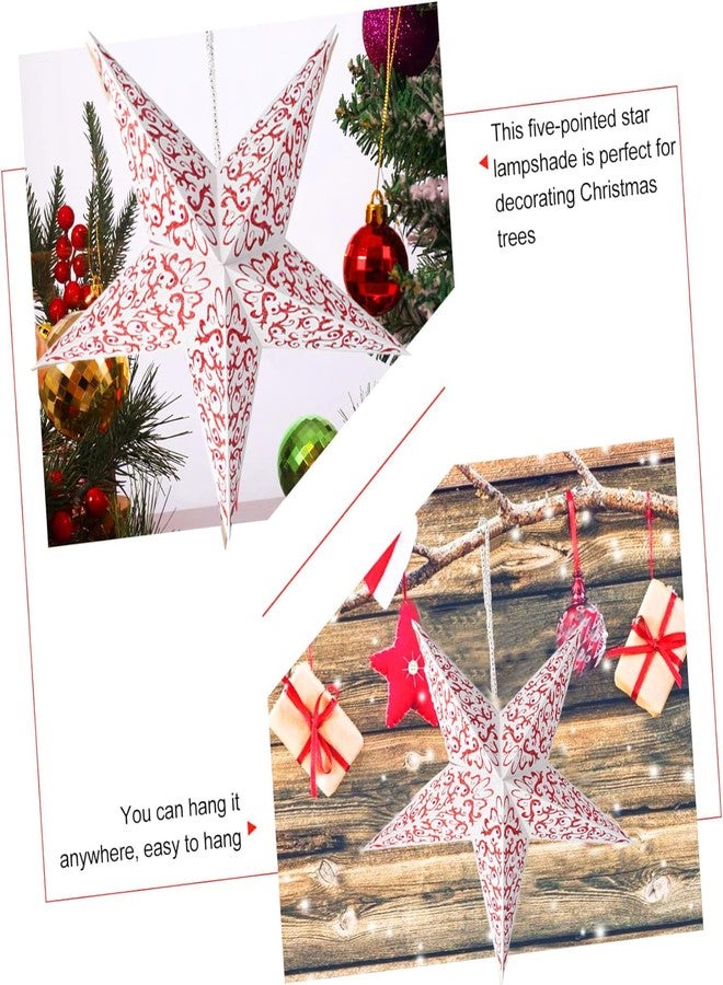 PartySanthe Christmas Decorative Star, Beautiful Decorative Hanging Star for Xmas, Christmas Stars Hanging Outdoor 1 Pcs - Image 4