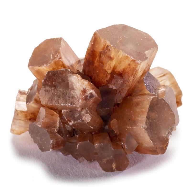 KALIFANO Natural Aragonite Cluster High Energy Reiki Crystal Star Aragonito with Healing Properties Information Card Included Family Owned and Operated