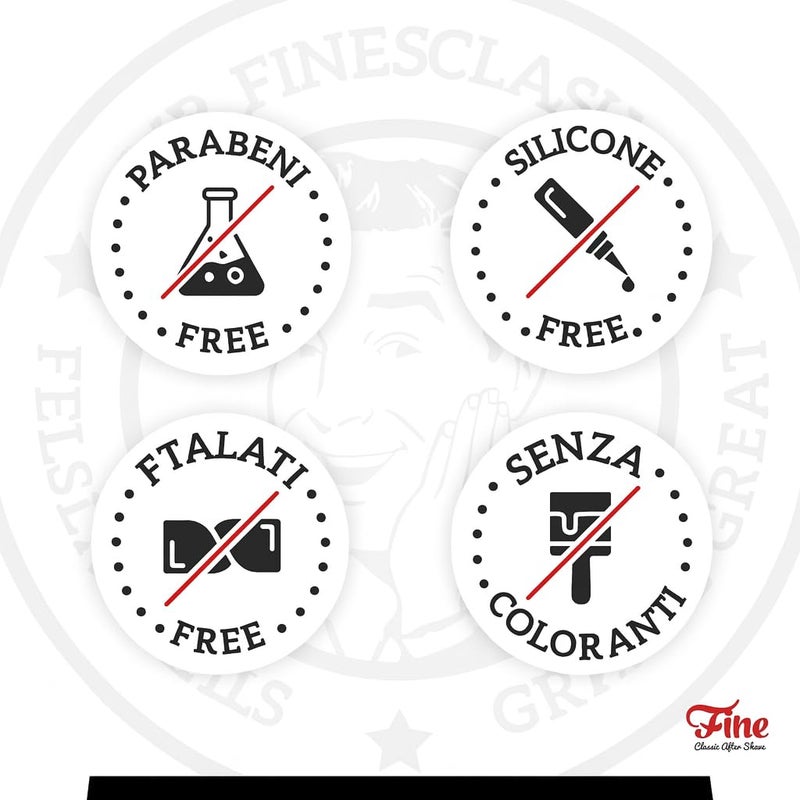 Fine Mr. Fine Men's Aftershave - Platinum Fragrance, Soothing & Toning Post Shave Balm, Calms Razor Burn, Classic Barbershop Feel, Alcohol-Based Formula, Gentle for All Skin Types, 100ml - Image 2