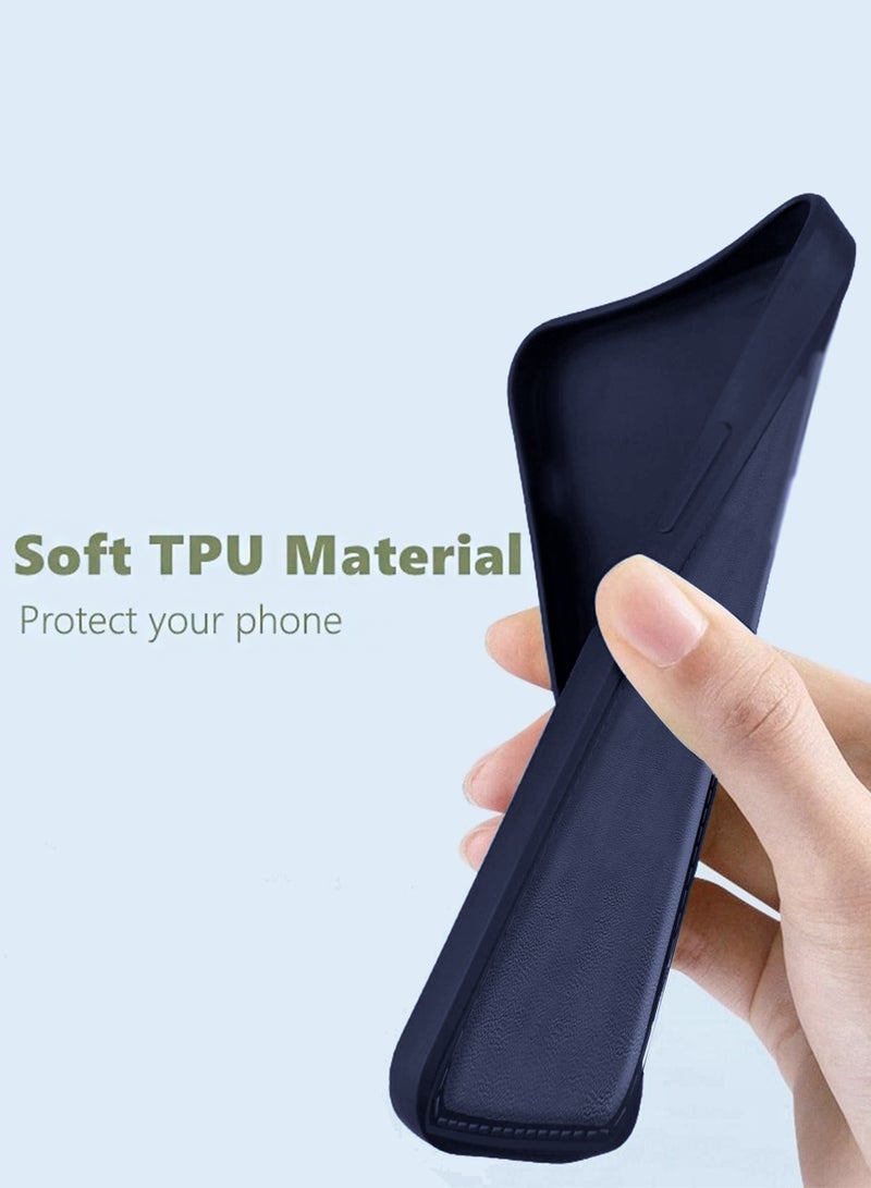 دبليو تيك جراب أبل آيفون 17 برو 5G 2025 الفاخر من نوع سيليكون السائل بجودة متميزة (MCRPSN) - الأزرق العاصف - Image 5