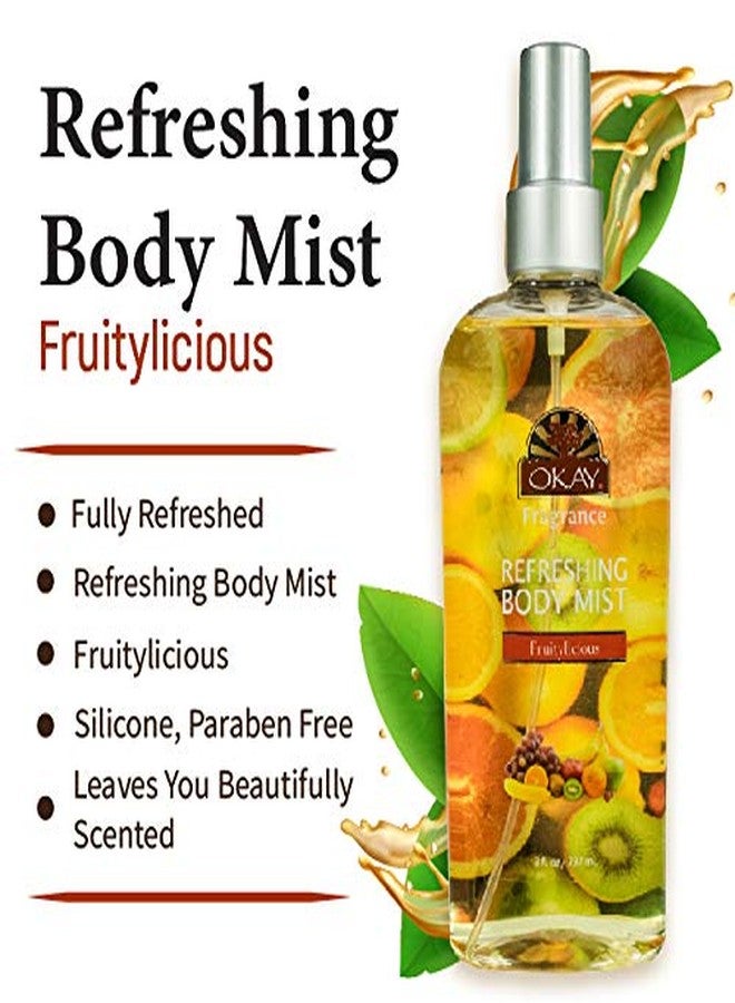 OKAY FRUITYLICIOUS REFRESHING BODY MIST 8oz / 237ml - Image 3