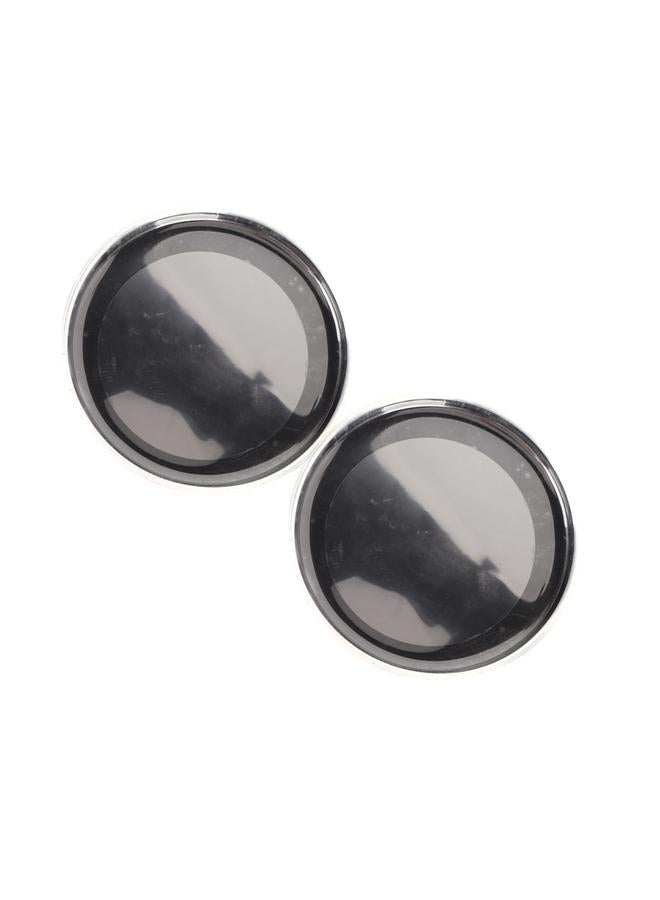 2Pcs Drumhead 8in Drum Head 2 Layer Polyester Film Instrument Accessory for Replacement Black