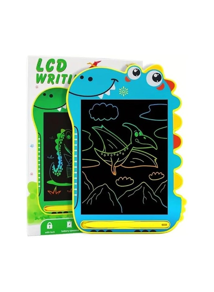 LCD Writing Tablet for Kids – 8.5" Dinosaur Doodle Board, Blue Drawing Pad for Toddler Boys & Girls, Travel Toy for Ages 3–6, Easter, Birthday & Christmas Gift,(Blue)  - Image 1