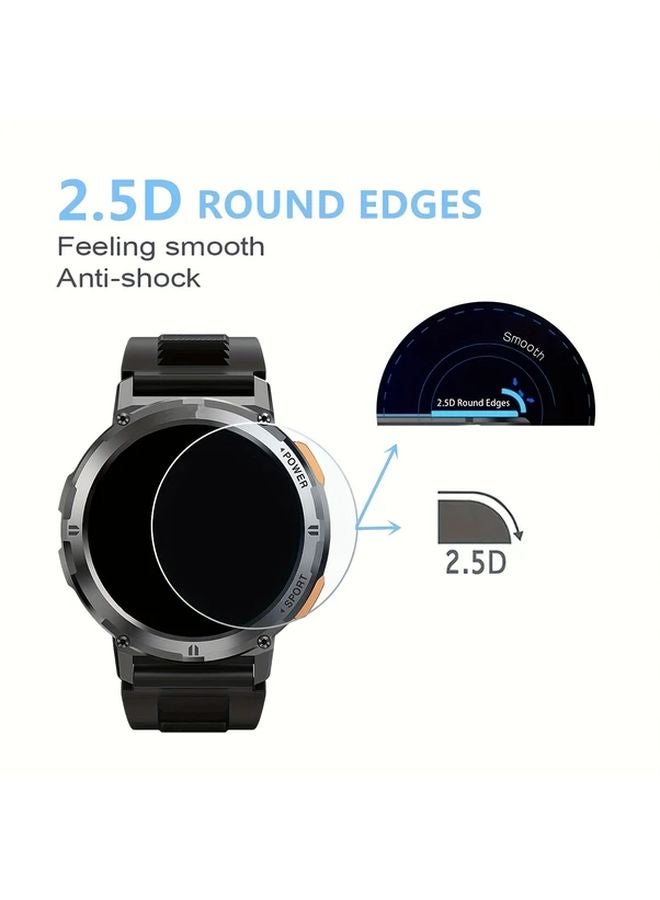 5 Pieces Round Watch Tempered Glass Screen Protector 31 5mm 9H Hardness Anti Scratch Anti Fingerprint - Image 5