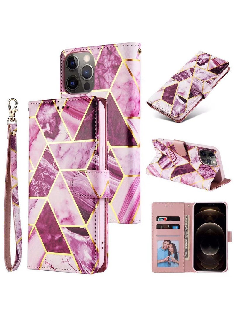 X-level iPhone 15 Pro Leather Case Wallet Flip Cover Card Slots Magnetic Closure Stand Phone Holder Function Fold Shockproof Protective Full Protection Anti-drop Anti-scratch Accessory for iphone 15 Pro  - Image 1