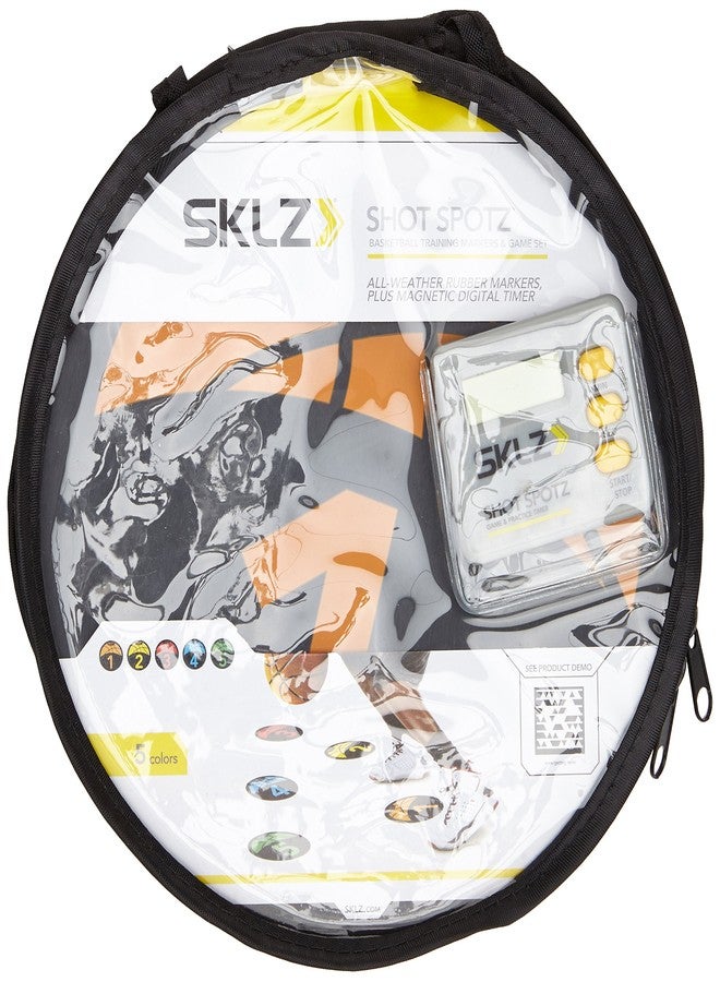 أس كيه أل زي مجموعة علامات تدريب كرة السلة Sklz. - Image 2