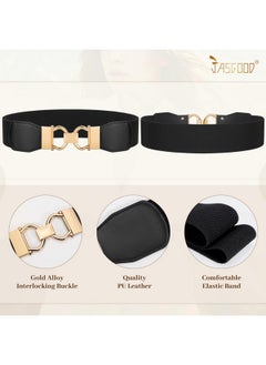 Wide Stretchy Belt For Women Elastic Waist Belt For Dresses Fashion Belt With Gold Buckle - pzsku/Z794E2819D63753EC2CAEZ/45/_/1718301461/a5665c28-c76b-49cb-b903-86709a5a7fa9