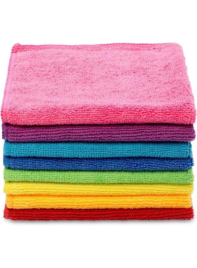 Microfibre Cloth, Absorbent, Hygienic, Versatile, Durable & Washable 30x30cm - 8 Pcs  - Image 1