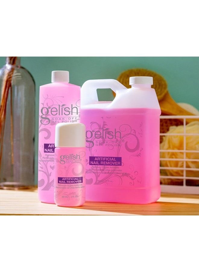 Gelish - Artificial Nail Gel Polish Remover, Gel Nail Polish Remover, Nail Polish Remover, 4 oz. - Image 1