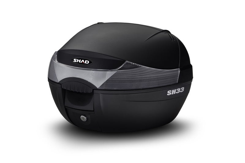 SHAD SH33 Top Case 33L Motorcycle Trunk Capacity for 1 Full Face Helmet Gloves