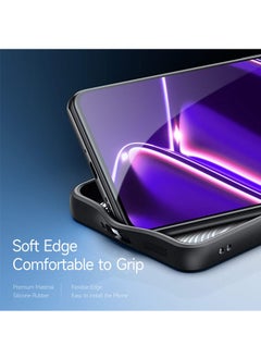Muyixin غطاء حماية لهاتف Realme GT Neo5 SE غير لامع مضاد لبصمات الأصابع أسود  - Image 5