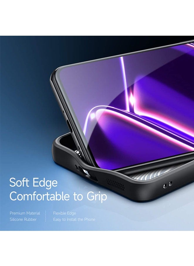 Muyixin غطاء حماية لهاتف Realme GT Neo5 SE غير لامع مضاد لبصمات الأصابع أسود - Image 5