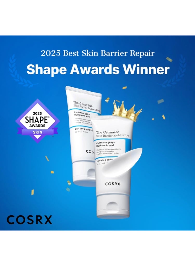 كوسرإكس COSRX The Ceramide Skin Barrier Moisturizer 80ml – Panthenol B5 & Hyaluronic Acid Cream for Dry Sensitive Skin 80ml - Image 2