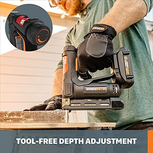 Worx Nitro 20V Power Share 3/8” Cordless Crown Stapler with Air Impact Technology - WX843L.9 (Tool Only) - Image 5
