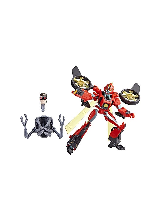 Transformers Toys EarthSpark Deluxe Class Terran Twitch Action Figure, 5-Inch, Robot Toys for Kids Ages 6 and Up - Image 1